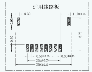 0.5-10p连接器线路板